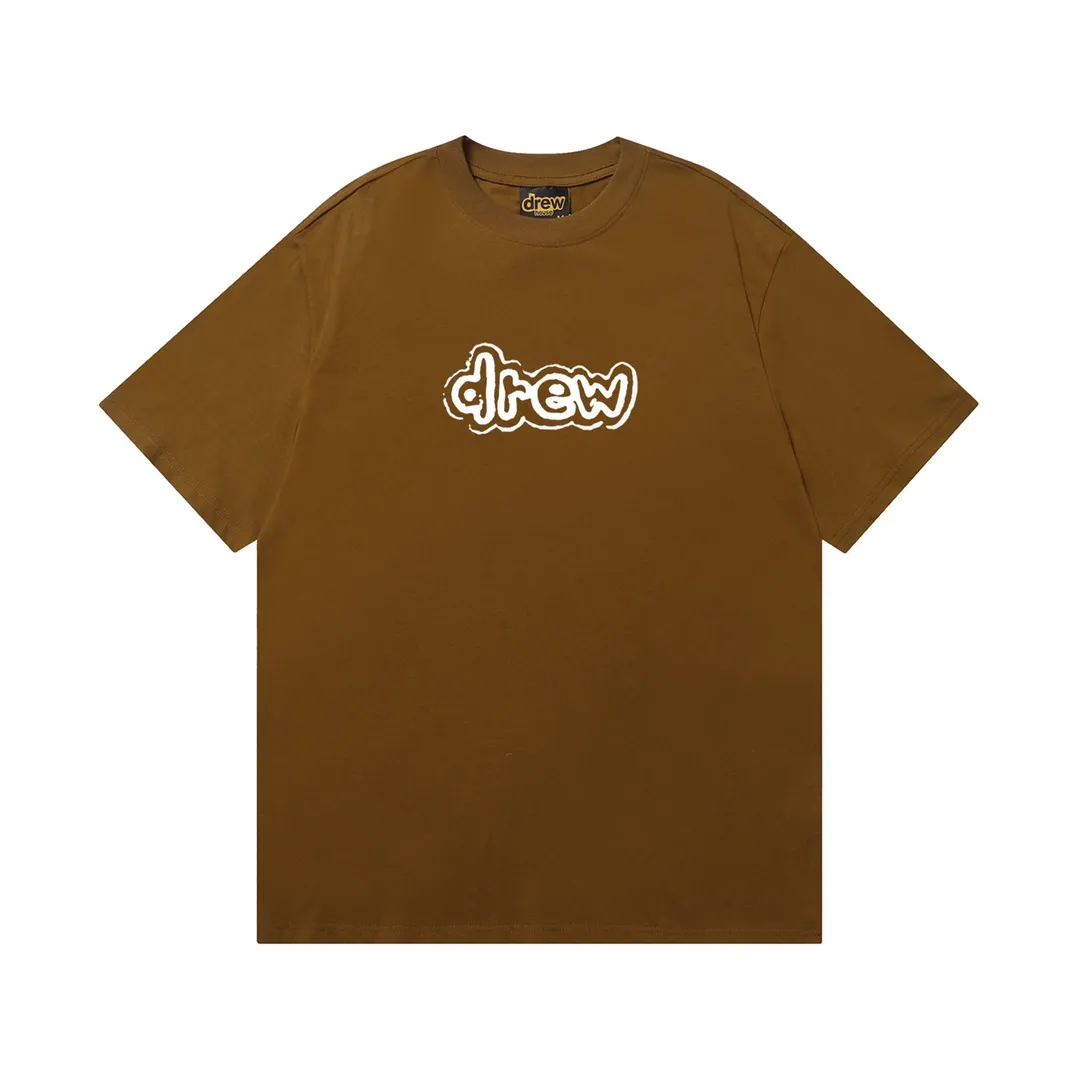 D 038 9 2023SS Same Style drew T g , ！ Quality！！ ， Quality！！ ， ！！ ， ， ， ， ， 。 Sizes：S M L XL ：Black White Royal Blue Red Brown White Orange